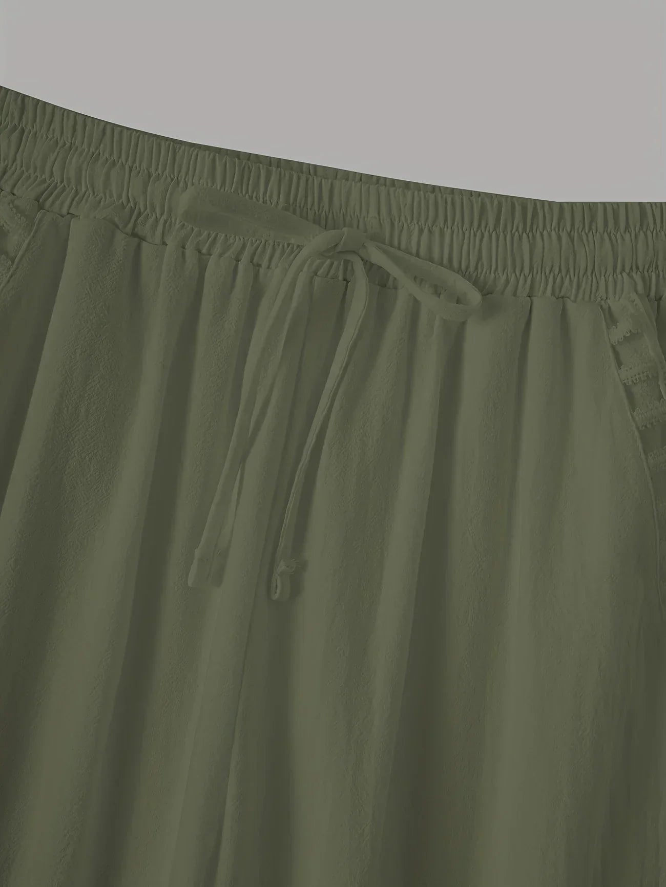 Tracey | Contrast Trim Cropped Pants