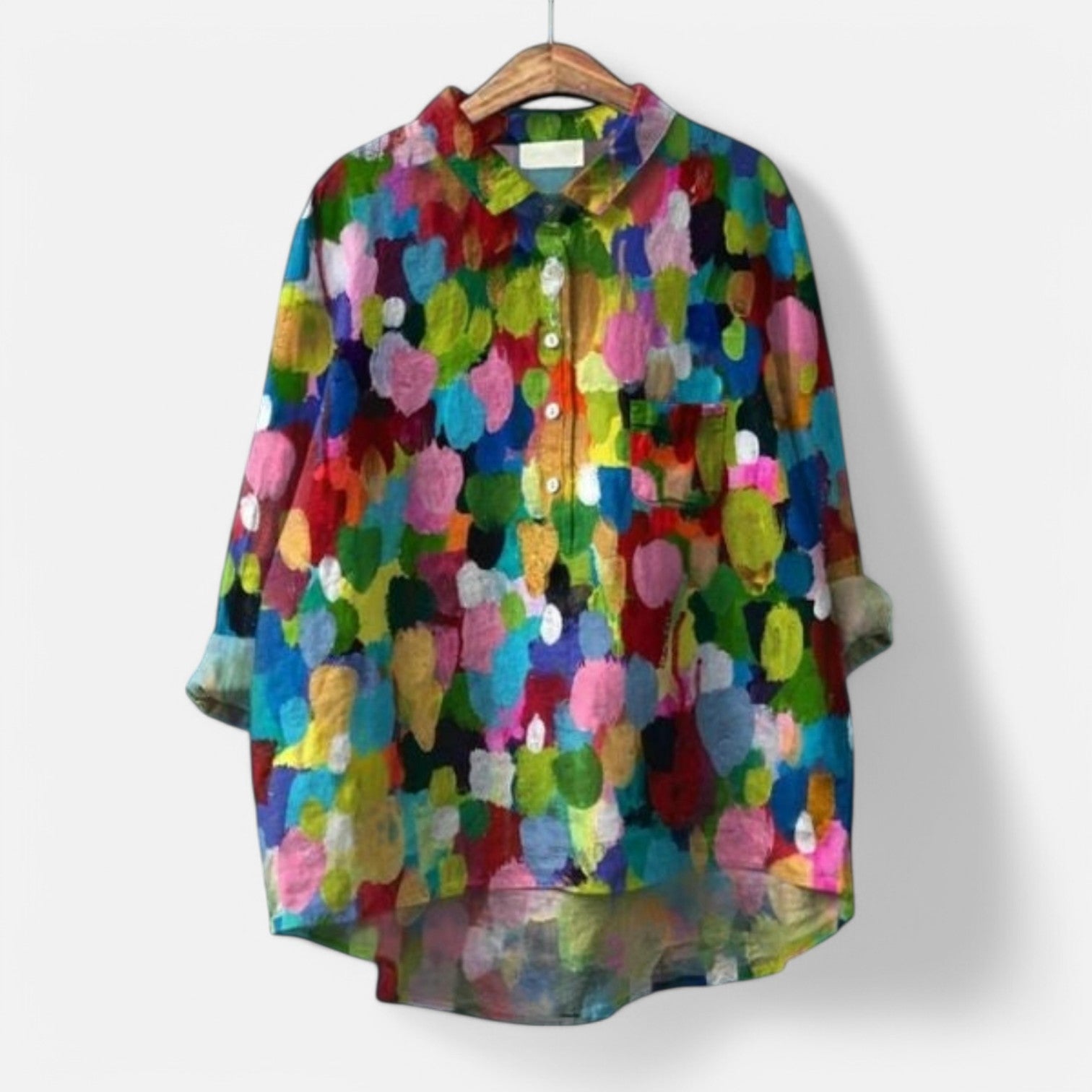 Kiara™ | Stylish Loose-Fit Floral Blouse