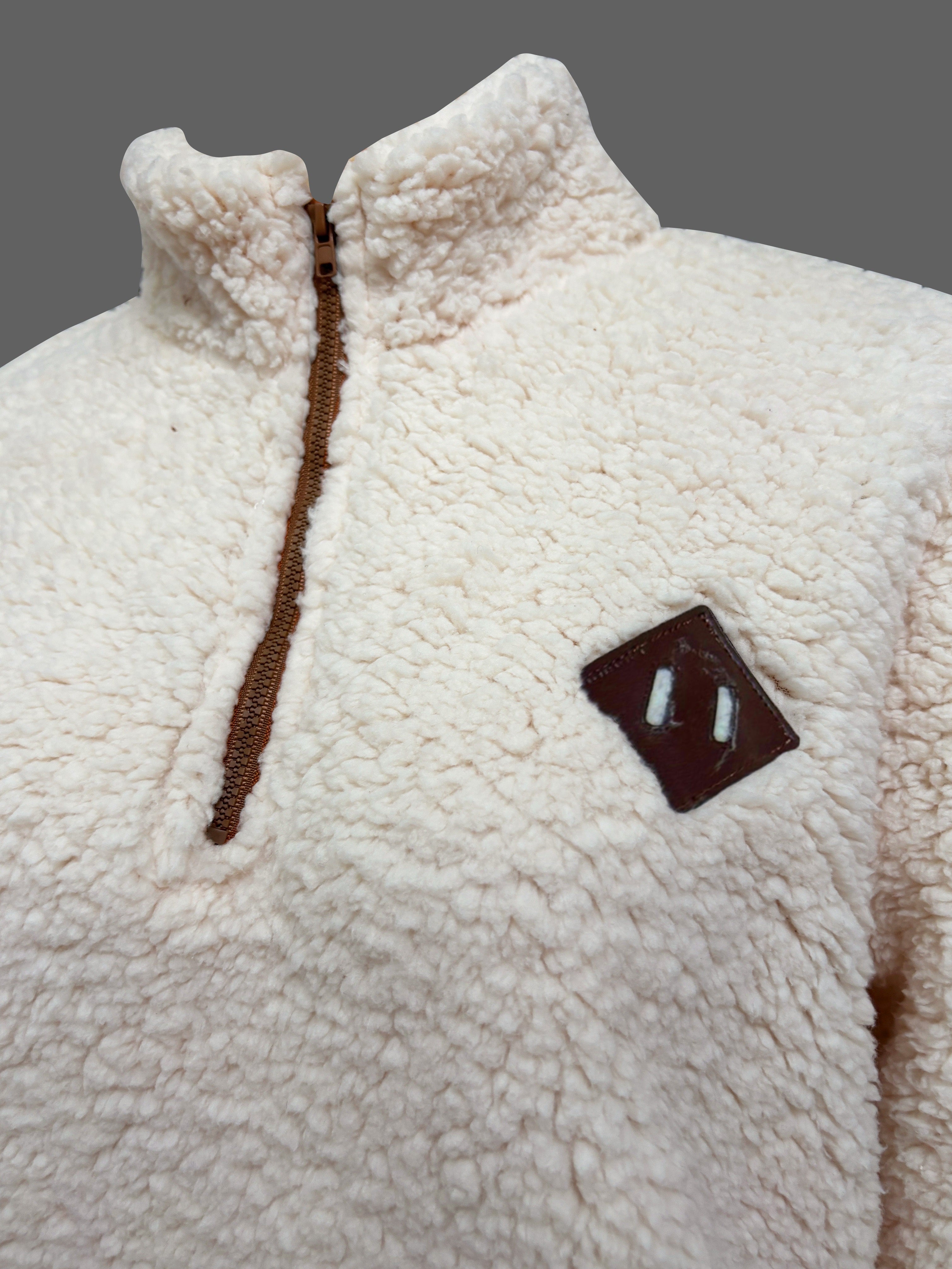 Lily | Patch Quarter Zip Pullover