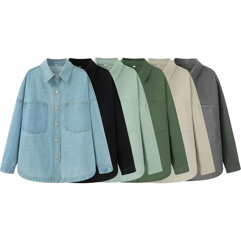 Shela | Denim Vintage Shirt Jacket