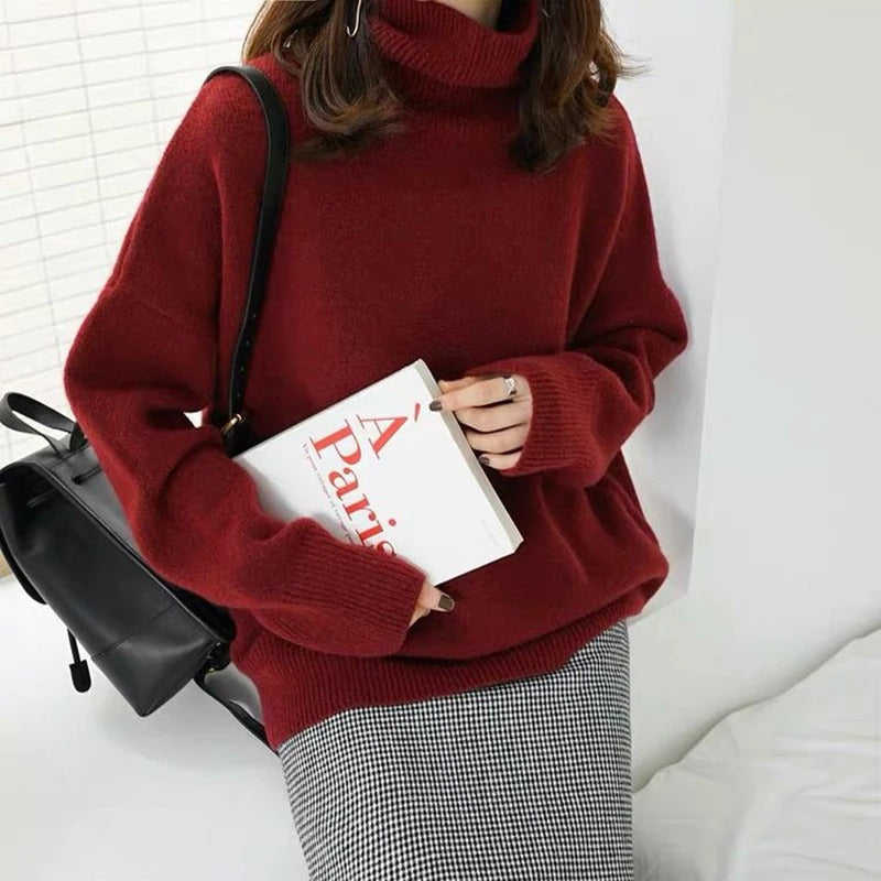 Julia | High Neck Sweater