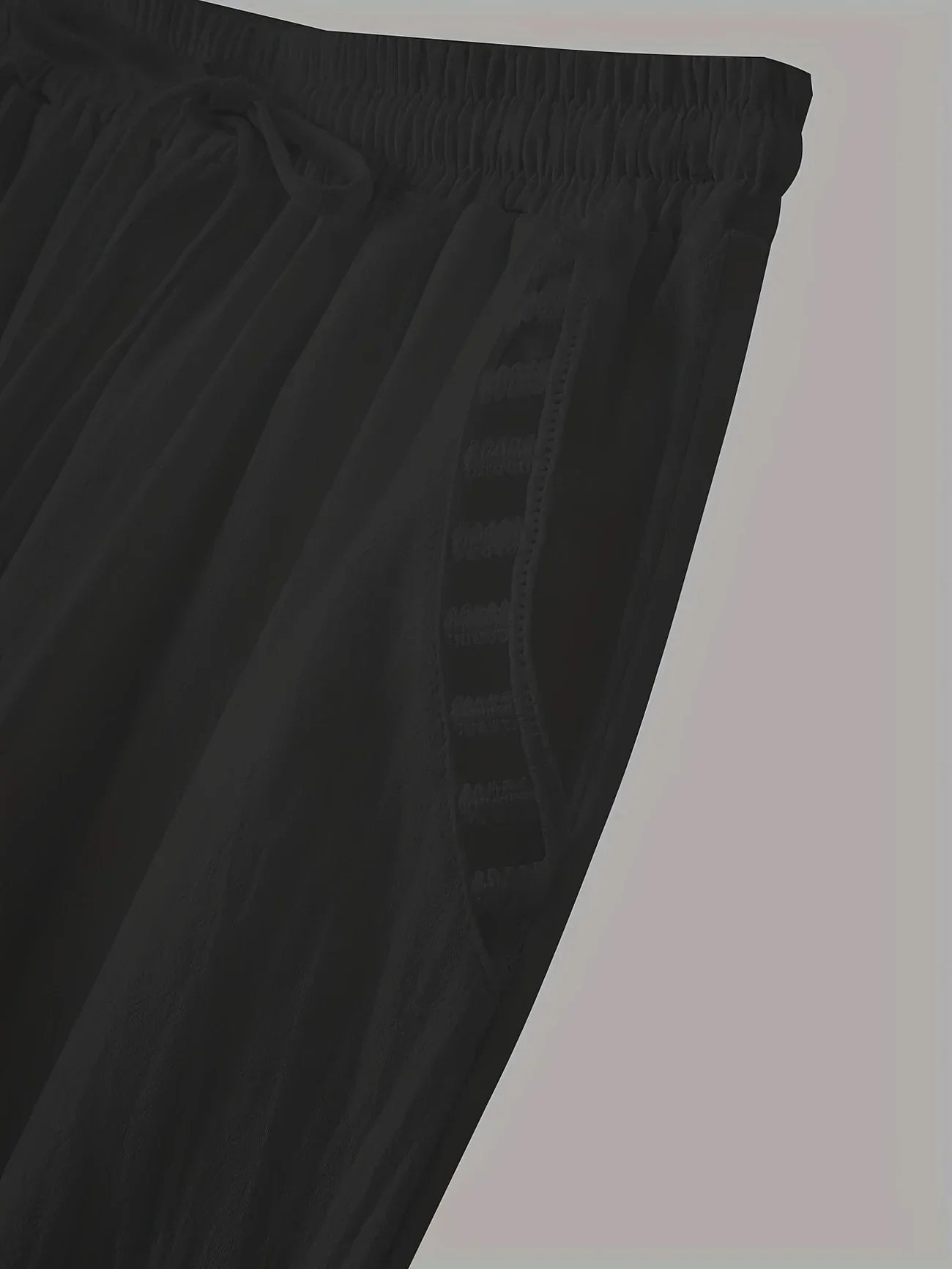 Tracey | Contrast Trim Cropped Pants