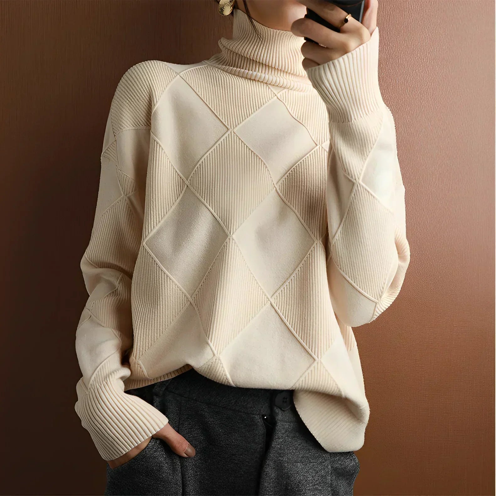 Dahlia | Cozy Lotus Sweater
