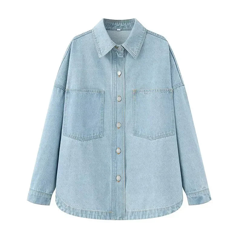 Shela | Denim Vintage Shirt Jacket