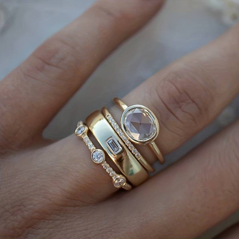 LILIANA | TIMELESS GOLD RING SET